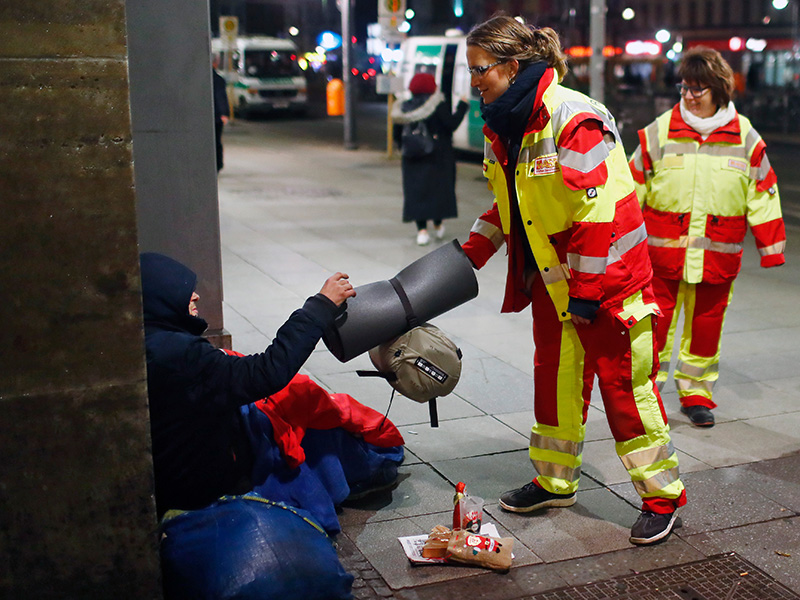 ASB Berlin engagiert sich in der Kältehilfe für Obdachlose
